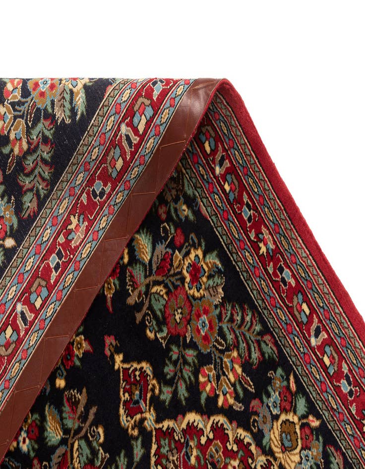 Detail image of  2' 7 x 6' 8  Hand Knotted Qom Persian Runner Rug