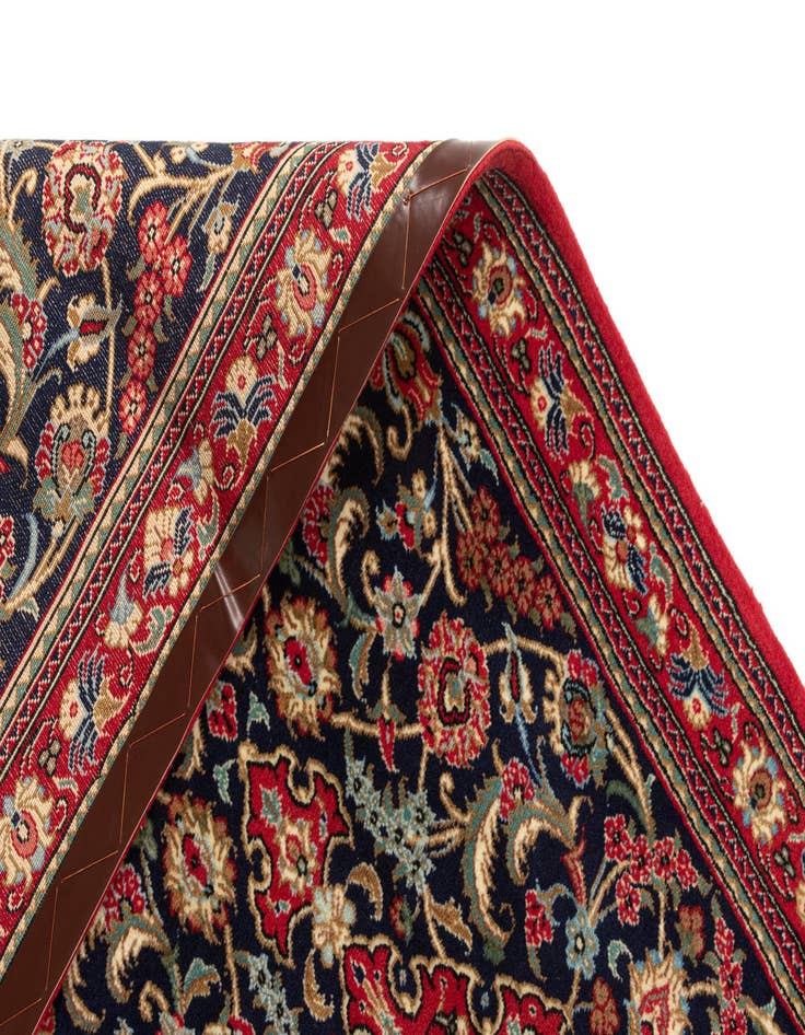 Detail image of  2' 7 x 13' 2  Hand Knotted Qom Persian Runner Rug