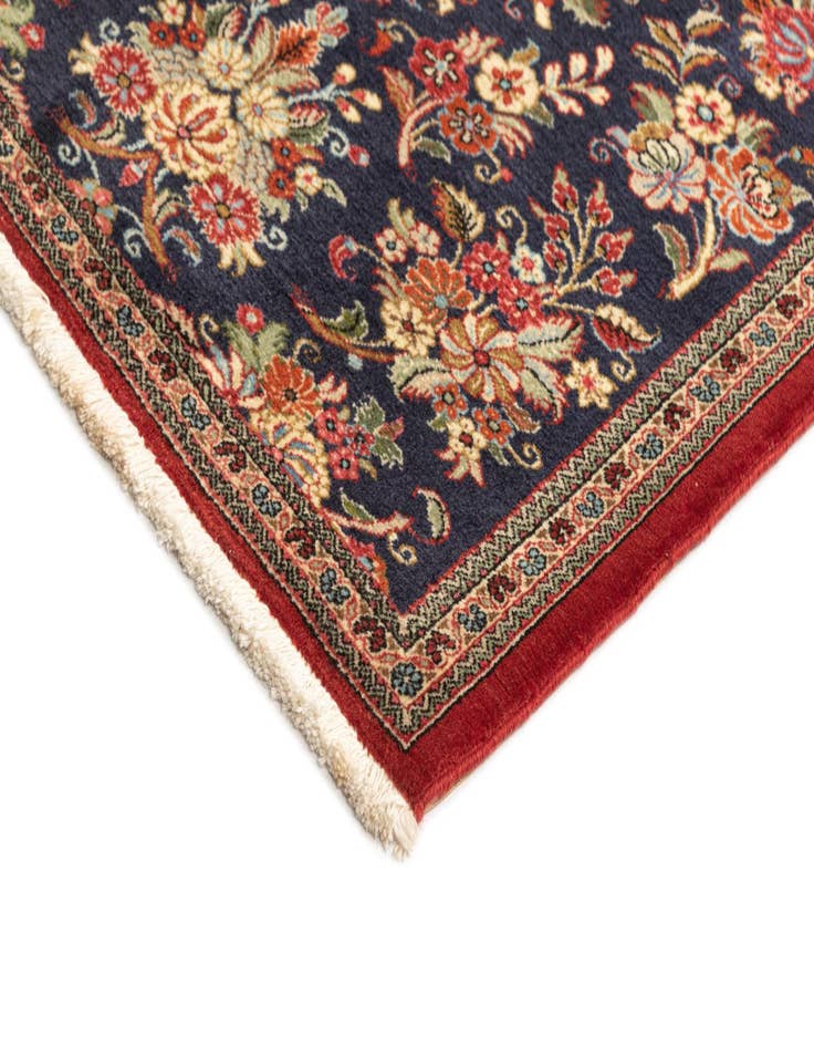 Detail image of  2' 7 x 6' 10  Hand Knotted Qom Persian Runner Rug