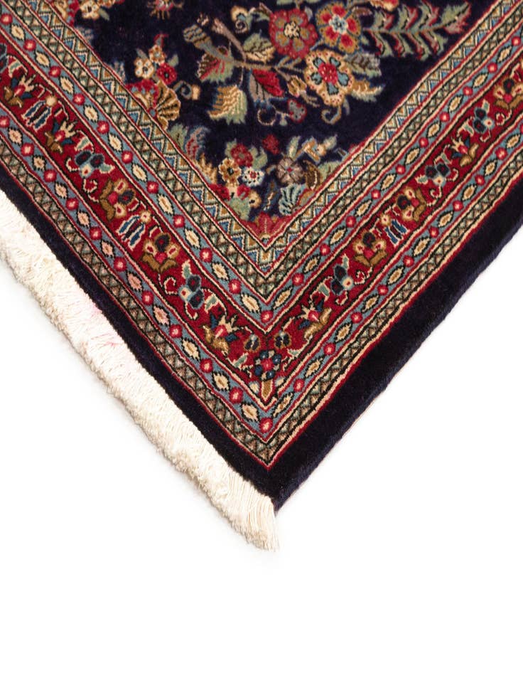 Detail image of  2' 8 x 6' 11  Hand Knotted Qom Persian Runner Rug