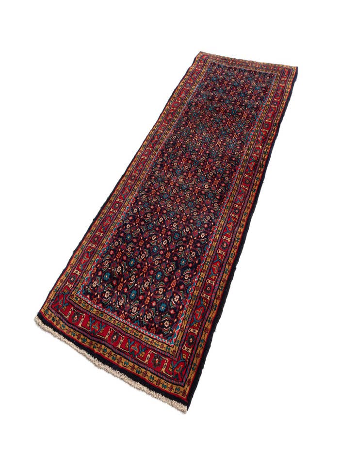 Detail image of  3' 10 x 10' Sirjan Wool Runner Rug