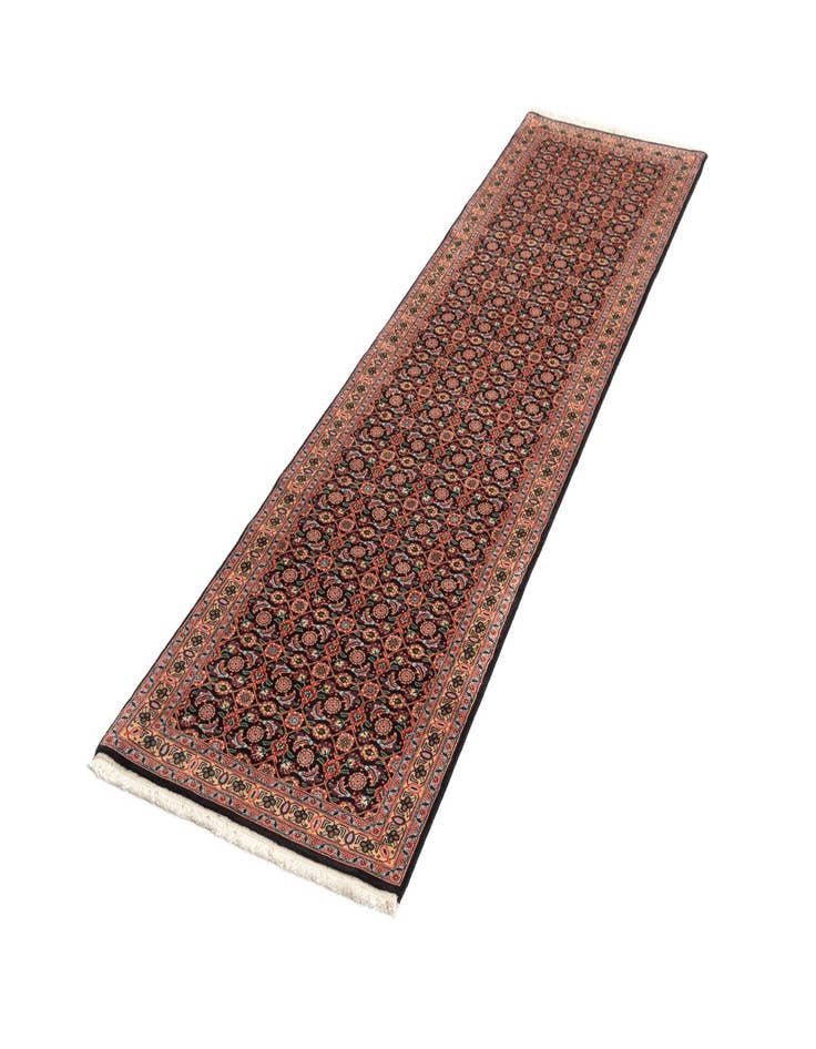 Detail image of  2' 5 x 9' 9 Tabriz Mahi Wool Runner Rug