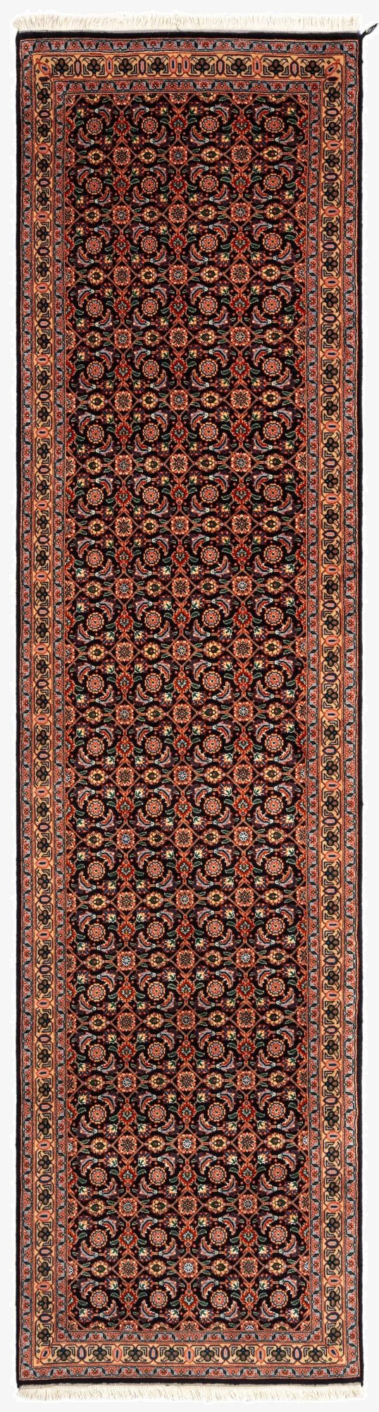  2' 5 x 9' 9 Tabriz Mahi Wool Runner Rug