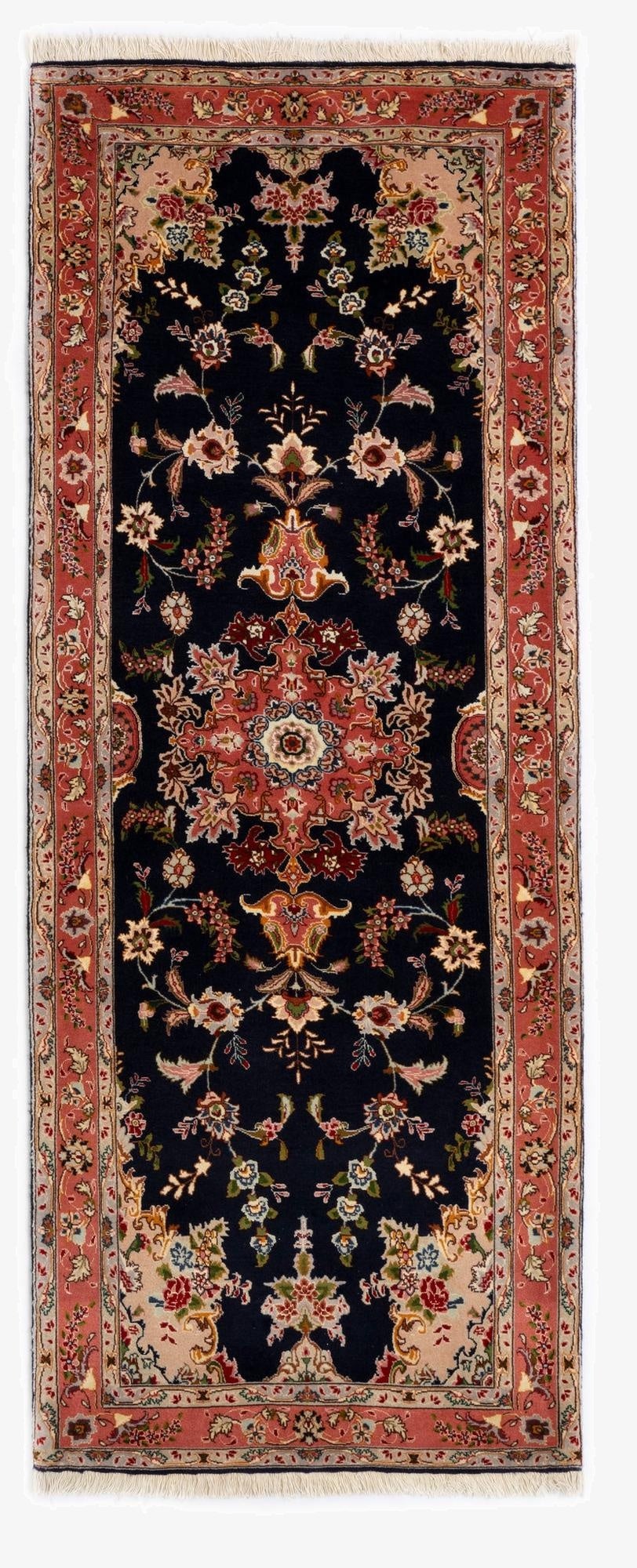  2' 9 x 7' 1 Tabriz Runner Rug