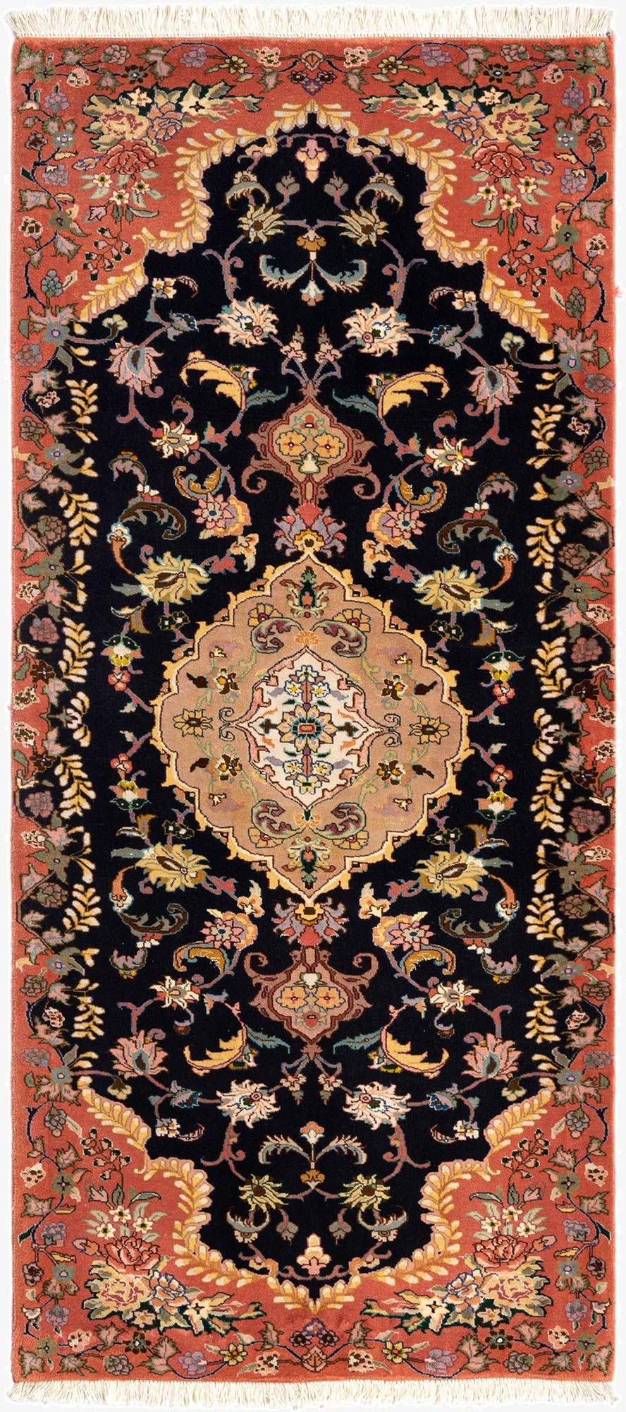  2' 9 x 6' 4 Tabriz Runner Rug