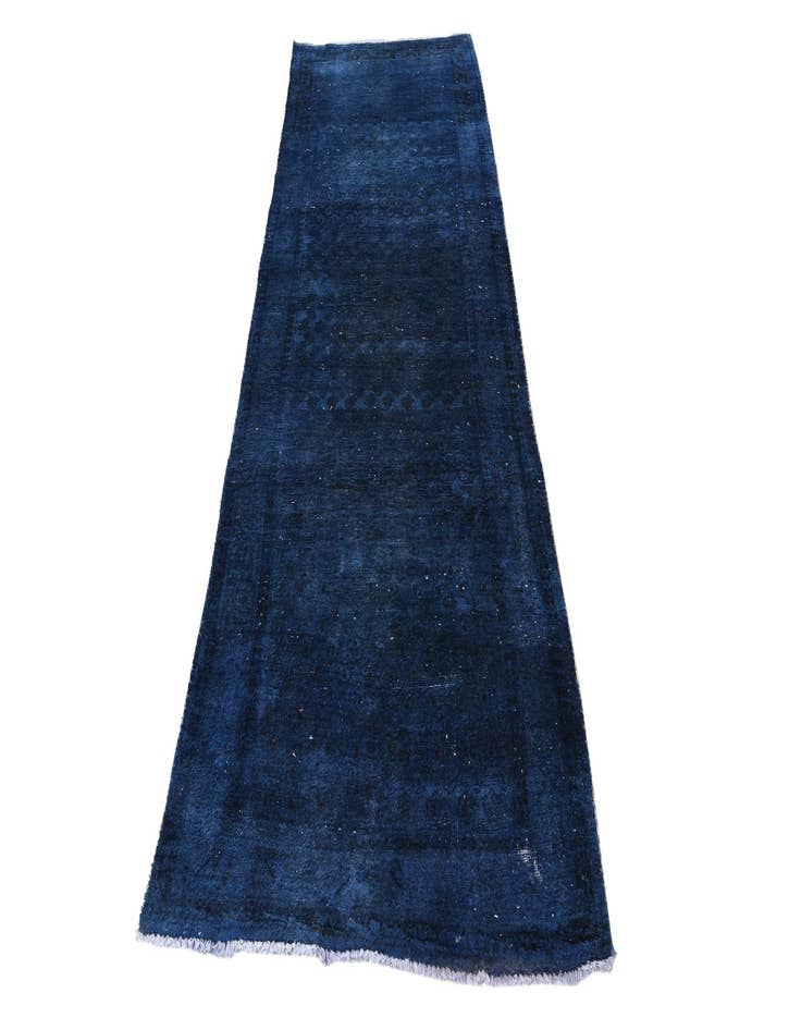 Detail image of  3' 6 x 10' 3  Hand Knotted Ultra Vintage Persian Wool Runner Rug