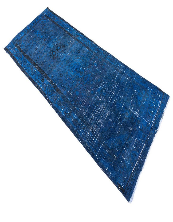 Detail image of  3' 5 x 7' 10  Hand Knotted Ultra Vintage Persian Wool Runner Rug