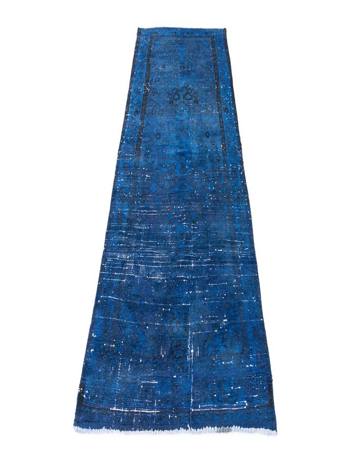 Detail image of  3' 5 x 7' 10  Hand Knotted Ultra Vintage Persian Wool Runner Rug