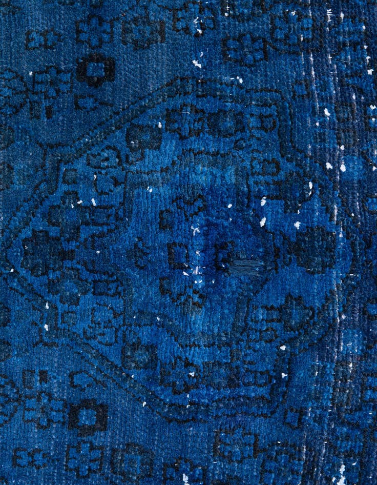 Detail image of  3' 5 x 7' 10  Hand Knotted Ultra Vintage Persian Wool Runner Rug