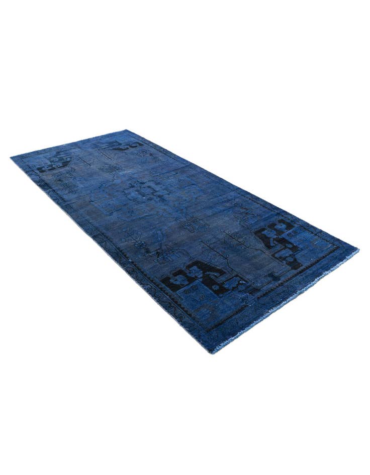 Detail image of  3' 9 x 8' 8  Hand Knotted Ultra Vintage Persian Wool Runner Rug