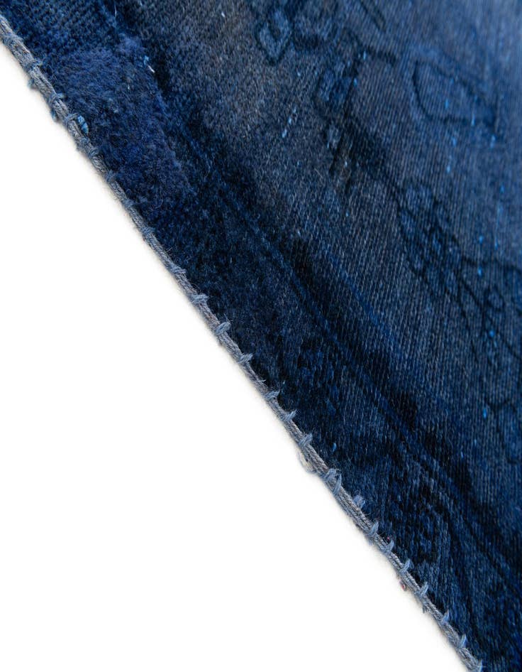 Detail image of  3' 9 x 8' 8  Hand Knotted Ultra Vintage Persian Wool Runner Rug