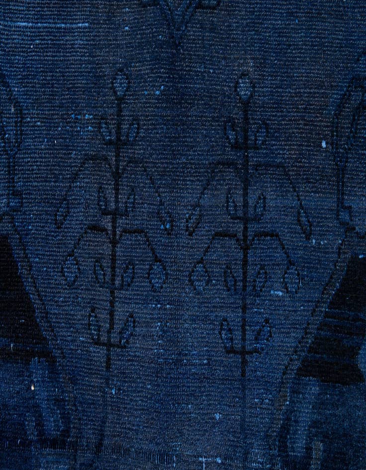 Detail image of  3' 9 x 8' 8  Hand Knotted Ultra Vintage Persian Wool Runner Rug