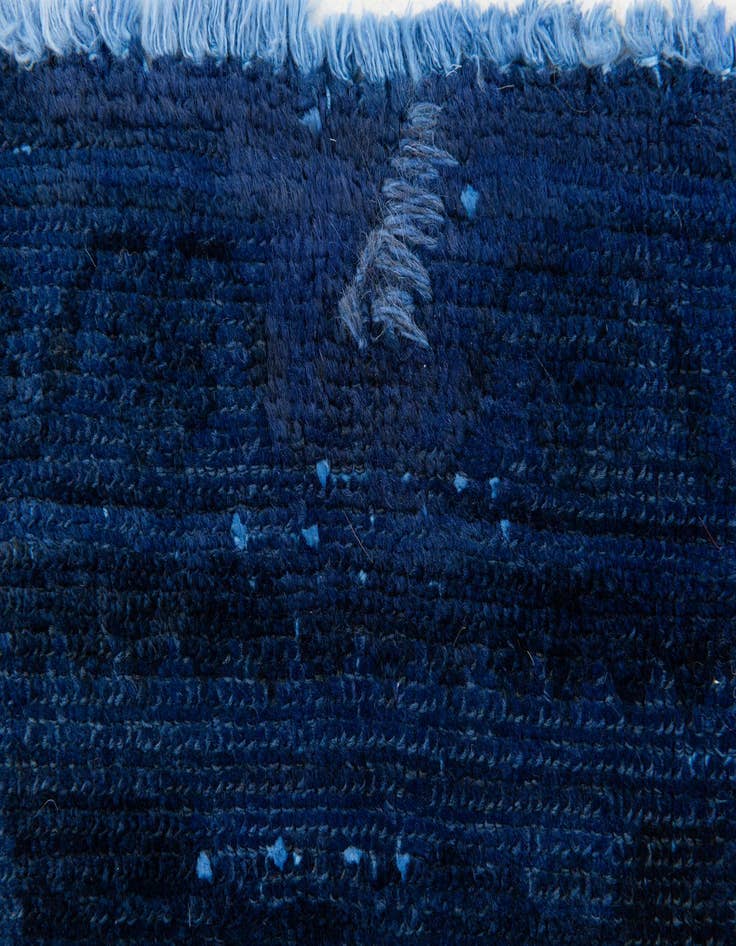 Detail image of  3' 9 x 8' 8  Hand Knotted Ultra Vintage Persian Wool Runner Rug