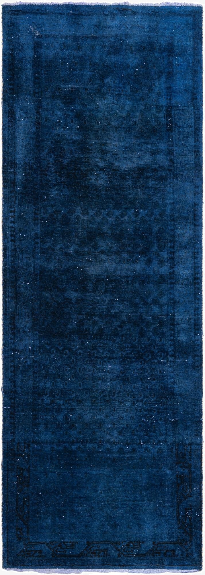  3' 6 x 10' 3  Hand Knotted Ultra Vintage Persian Wool Runner Rug