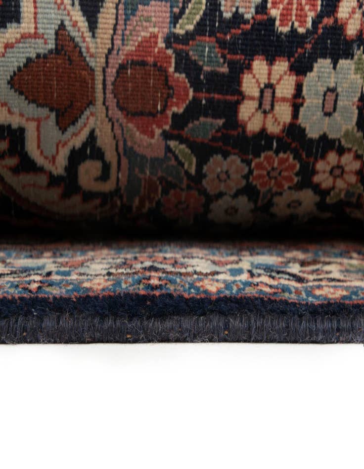 Detail image of  12' 10 x 13' 2  Hand Knotted Bidjar Persian Wool Square Rug