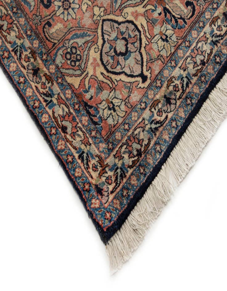 Detail image of  12' 10 x 13' 2  Hand Knotted Bidjar Persian Wool Square Rug