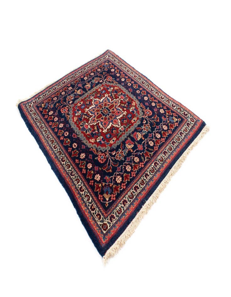 Detail image of  2' x 2' 2 Kashan Square Rug