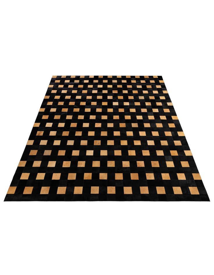 Detail image of  7' 11 x 9' 11 Cowhide - Patchwork Rug