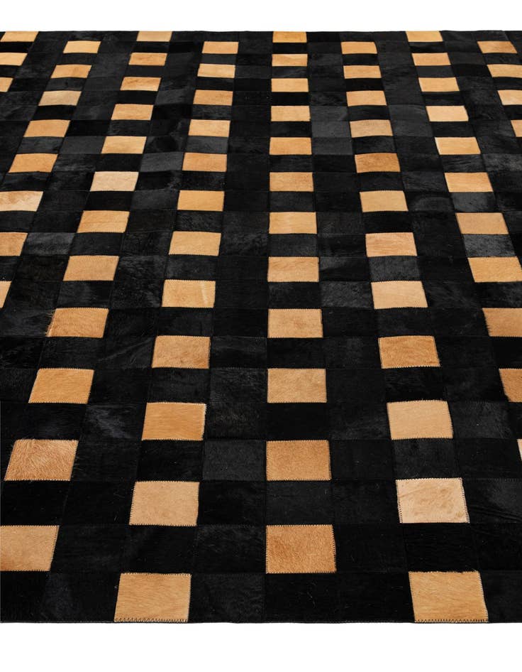 Detail image of  7' 11 x 9' 11 Cowhide - Patchwork Rug