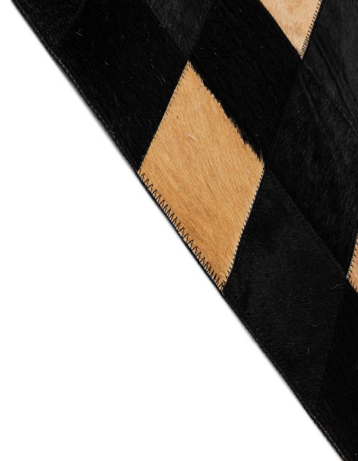 Detail image of  7' 11 x 9' 11 Cowhide - Patchwork Rug