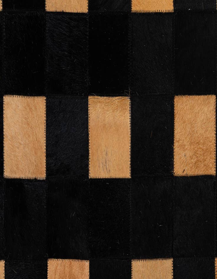 Detail image of  7' 11 x 9' 11 Cowhide - Patchwork Rug
