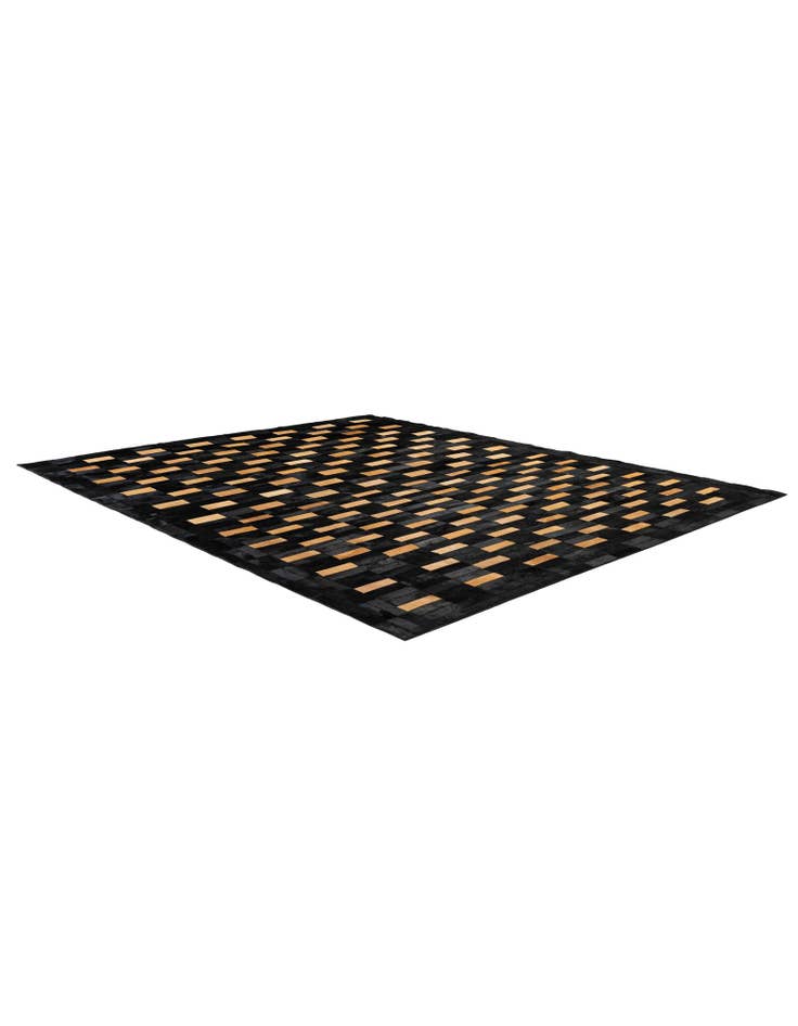 Detail image of  8' 2 x 10' Cowhide - Patchwork Rug