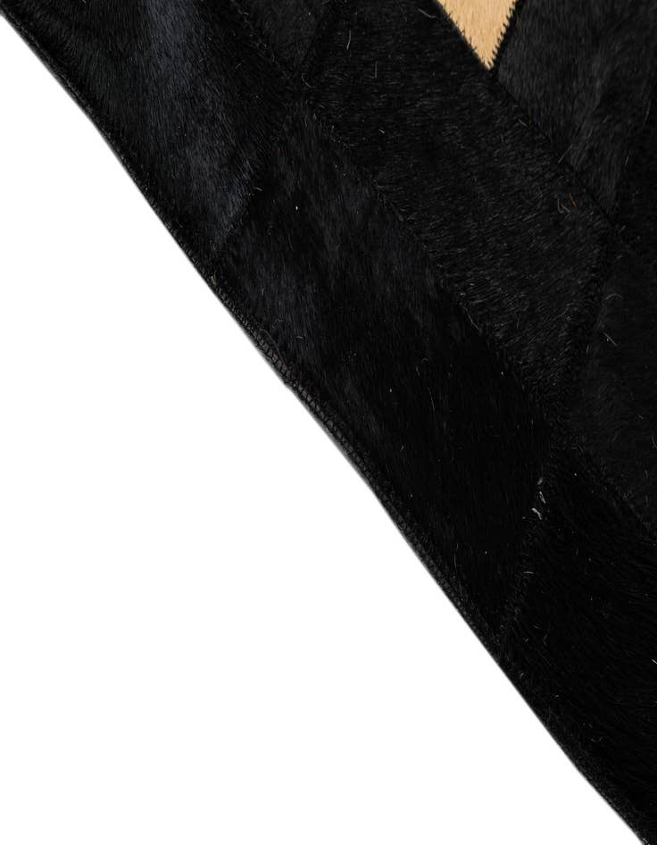 Detail image of  8' 2 x 10' Cowhide - Patchwork Rug