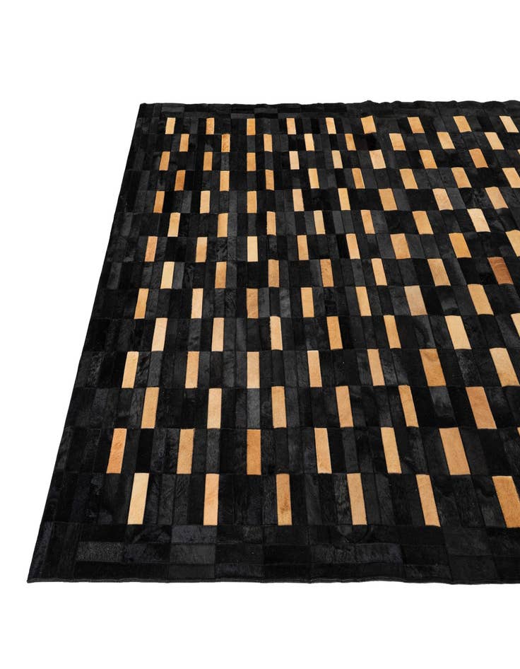 Detail image of  8' 1 x 10' Cowhide - Patchwork Rug