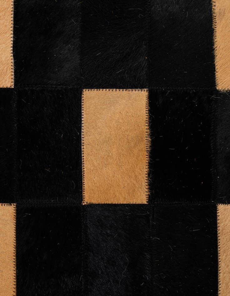 Detail image of  8' 1 x 10' Cowhide - Patchwork Rug