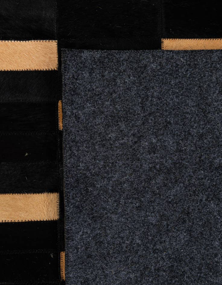 Detail image of  8' 1 x 10' Cowhide - Patchwork Rug