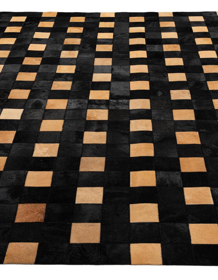Detail image of  7' 11 x 9' 10 Cowhide - Patchwork Rug