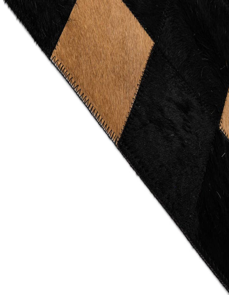 Detail image of  7' 11 x 9' 10 Cowhide - Patchwork Rug