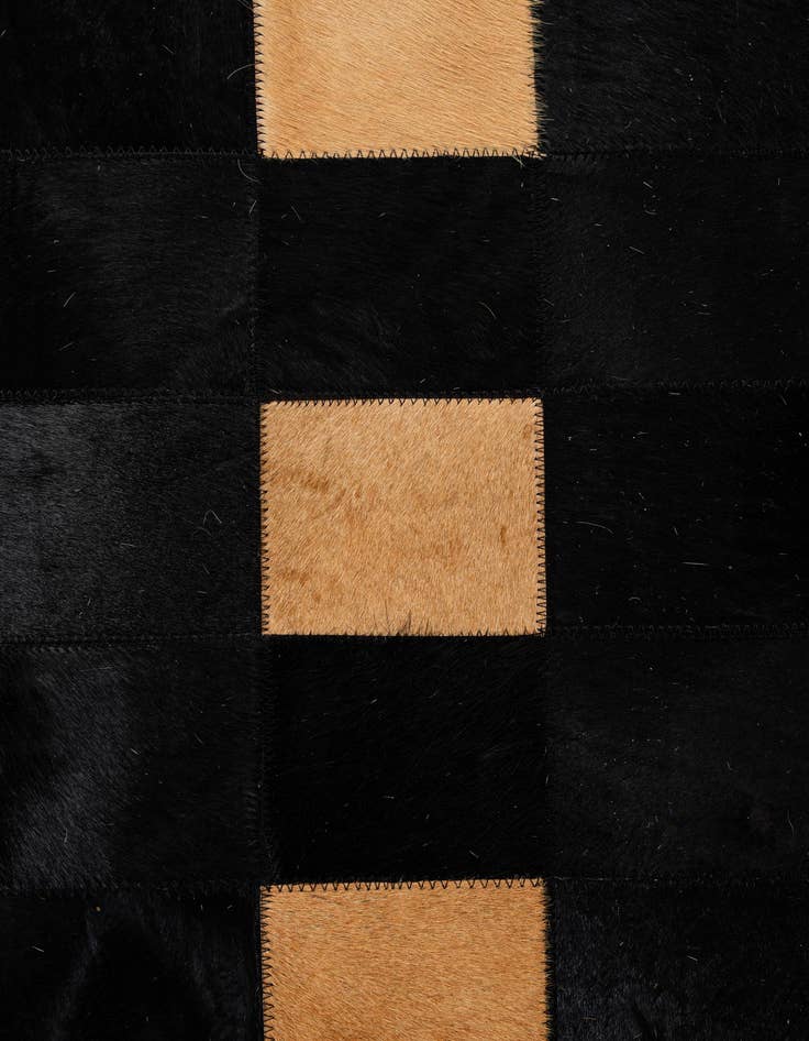 Detail image of  7' 11 x 9' 10 Cowhide - Patchwork Rug