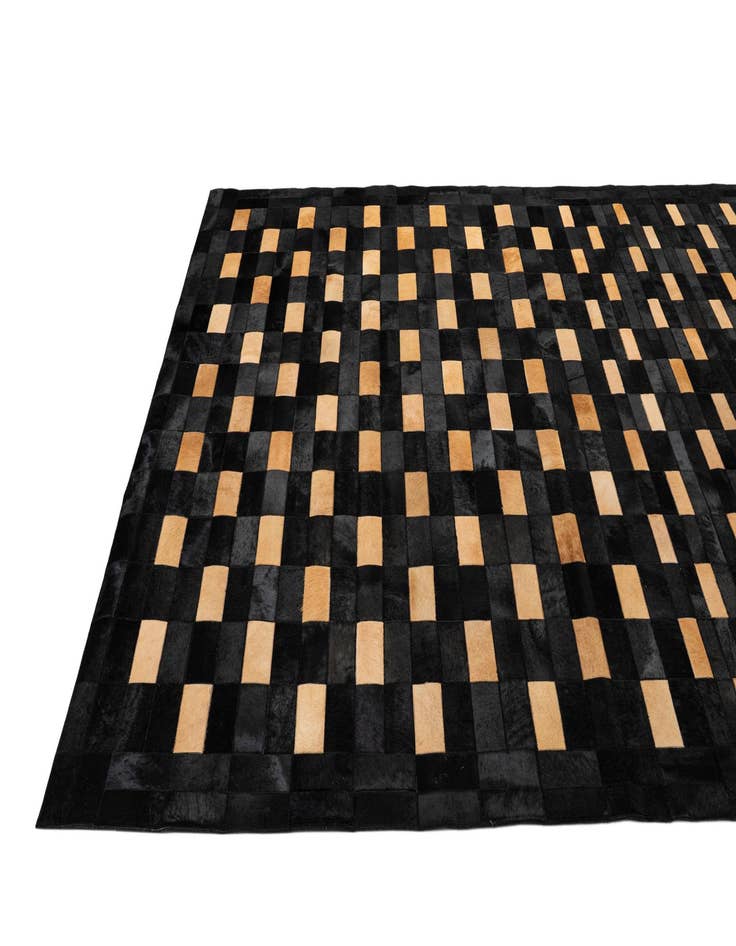 Detail image of  8' 1 x 10' Cowhide - Patchwork Rug