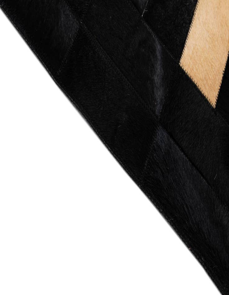 Detail image of  8' 1 x 10' Cowhide - Patchwork Rug