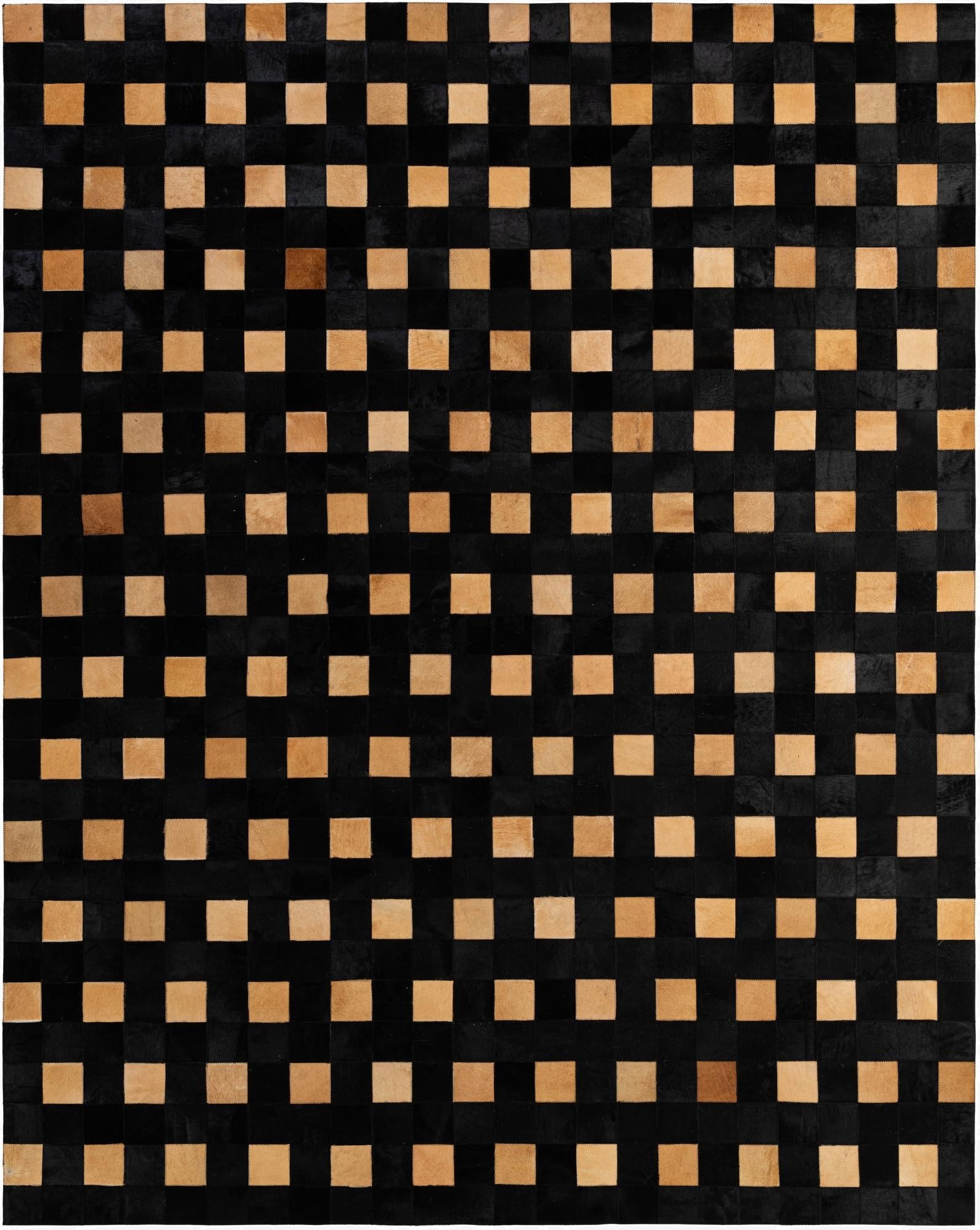  7' 11 x 9' 10 Cowhide - Patchwork Rug