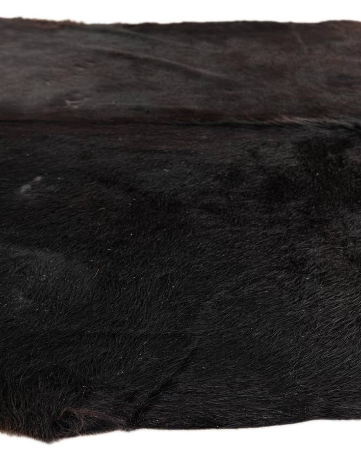 Detail image of  5' 7 x 6' 7 Cowhide Leather Freeform Rug