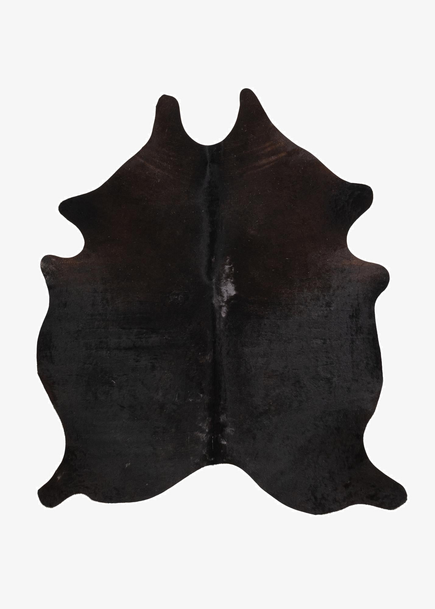 5' 6 x 6' 6 Cowhide Leather Freeform Rug