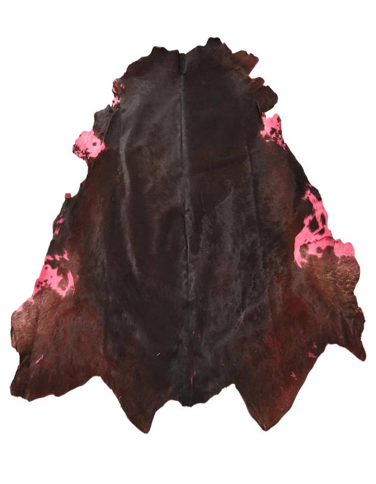 Detail image of  4' x 4' 10 Cowhide Freeform Rug