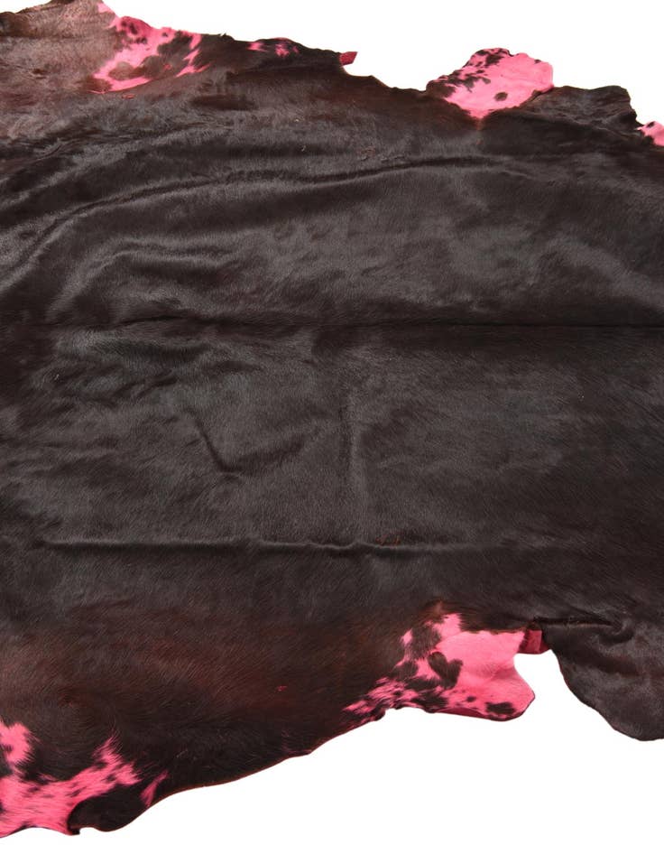 Detail image of  4' x 4' 10 Cowhide Freeform Rug