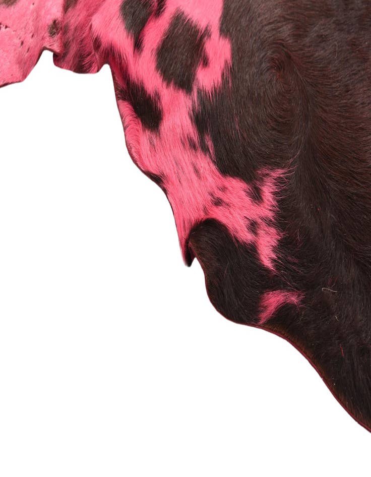 Detail image of  4' x 4' 10 Cowhide Freeform Rug