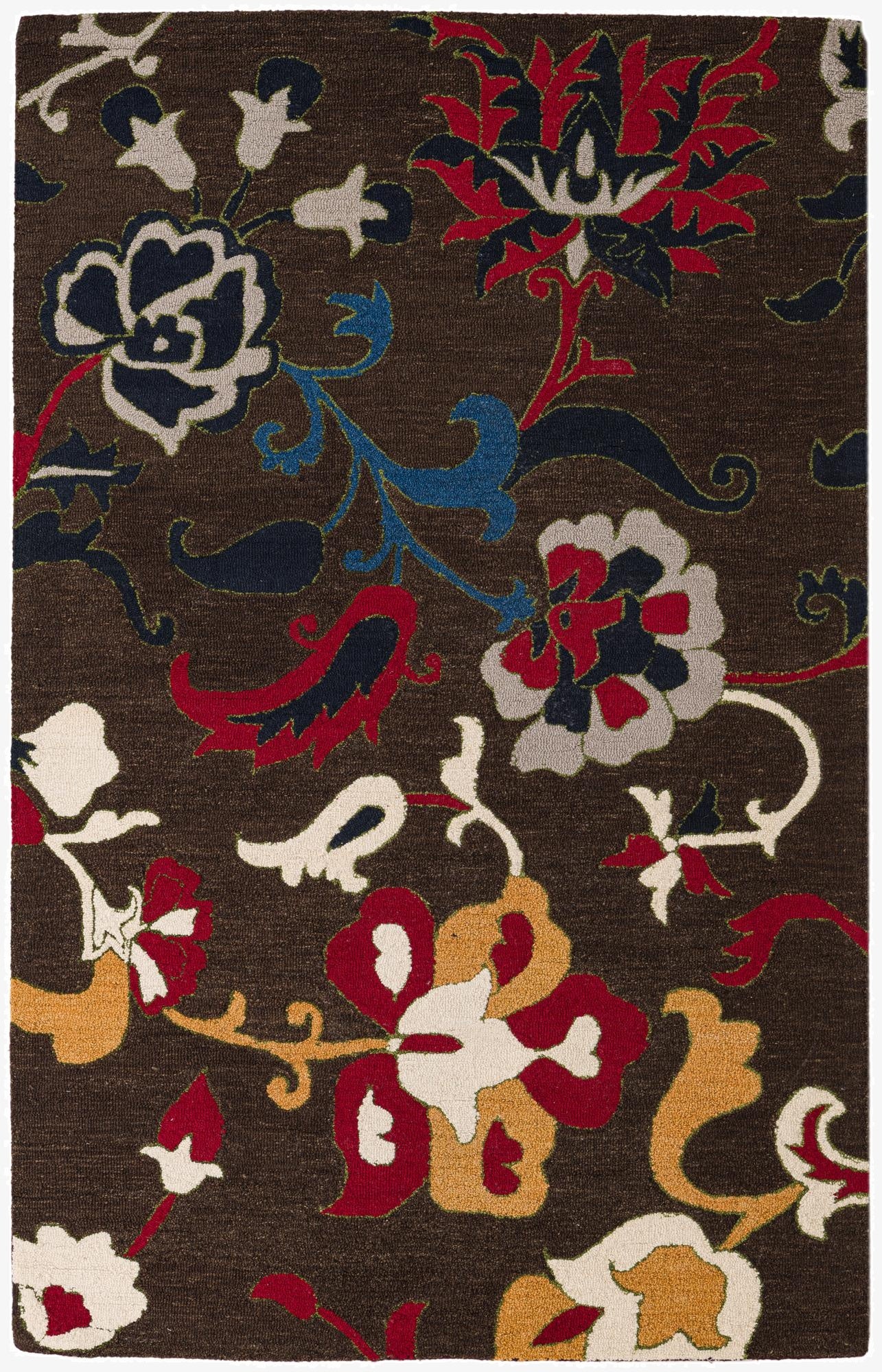  5' x 7' 10 Agra Wool Rug
