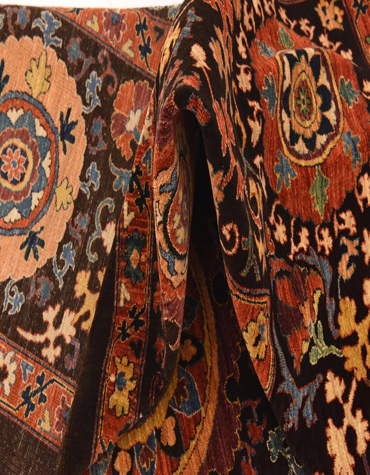 Detail image of  7' 1 x 9' 5  Hand Knotted Ariana Ziegler Oriental Rug