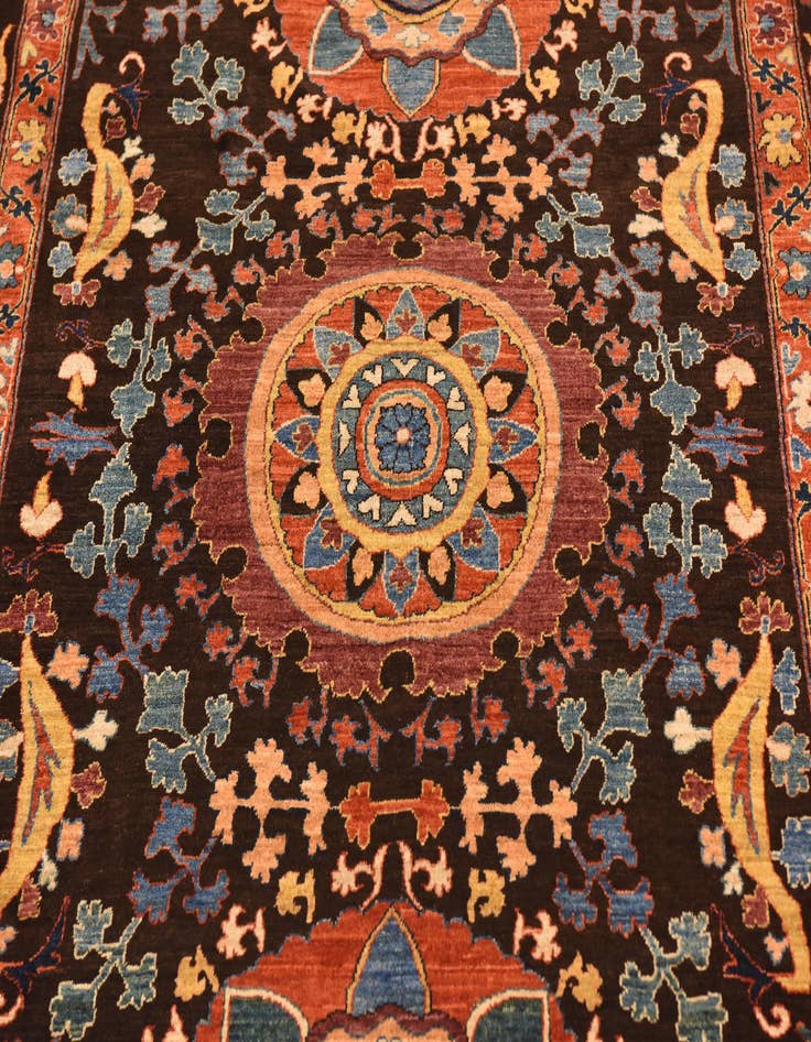 Detail image of  7' 1 x 9' 5  Hand Knotted Ariana Ziegler Oriental Rug