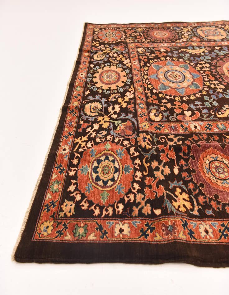 Detail image of  7' 1 x 9' 5  Hand Knotted Ariana Ziegler Oriental Rug