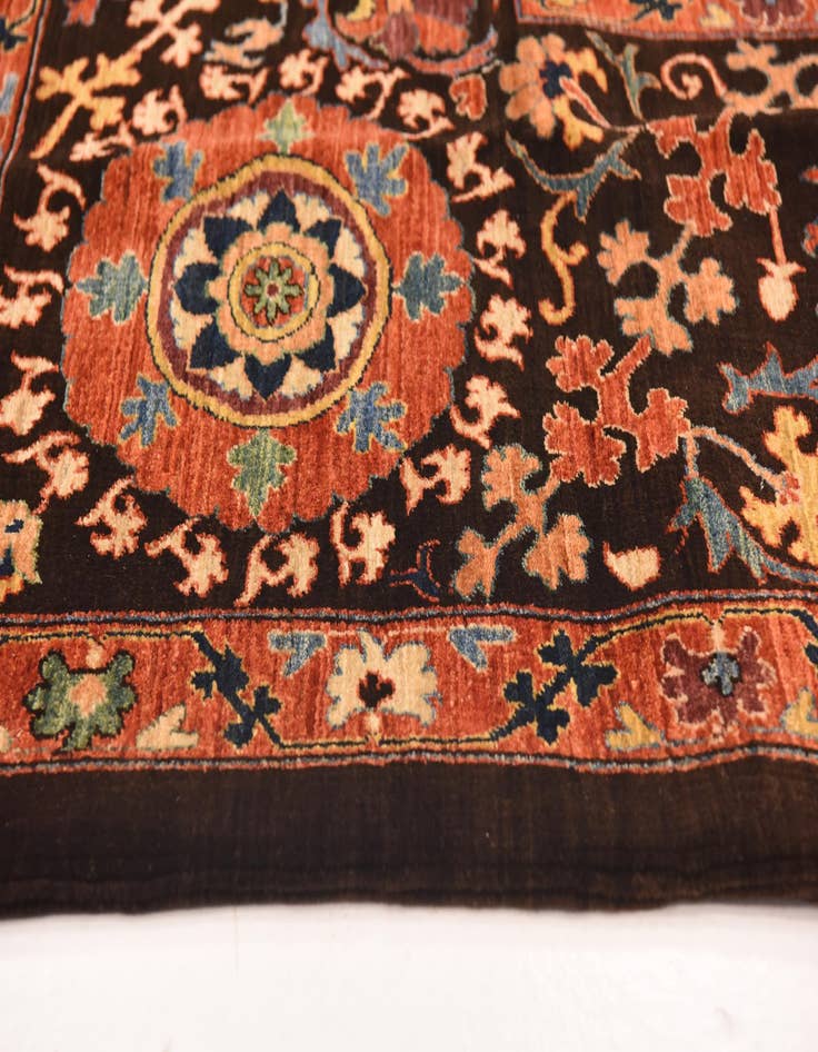 Detail image of  7' 1 x 9' 5  Hand Knotted Ariana Ziegler Oriental Rug