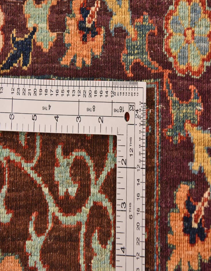 Detail image of  7' 5 x 8' 8  Hand Knotted Ariana Ziegler Oriental Rug