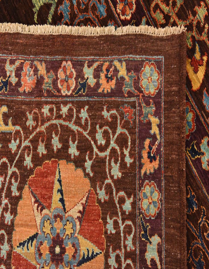 Detail image of  7' 5 x 8' 8  Hand Knotted Ariana Ziegler Oriental Rug