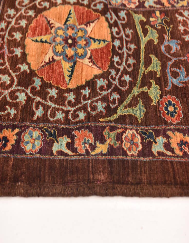 Detail image of  7' 5 x 8' 8  Hand Knotted Ariana Ziegler Oriental Rug