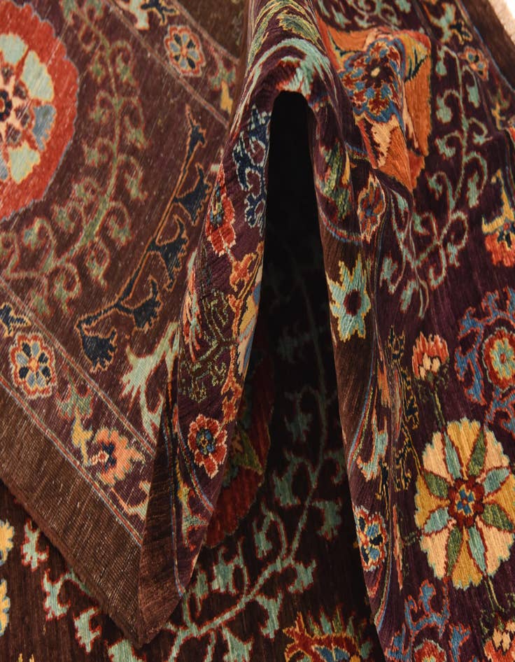 Detail image of  6' 8 x 8' 11  Hand Knotted Ariana Ziegler Oriental Rug